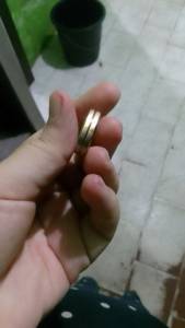 Vendo Aliana Dourada De Ao