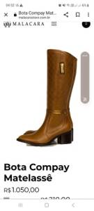 Bota Malacara Nova Usada 1 Vz N 38