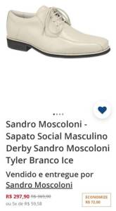 Sapato Couro Novo 40