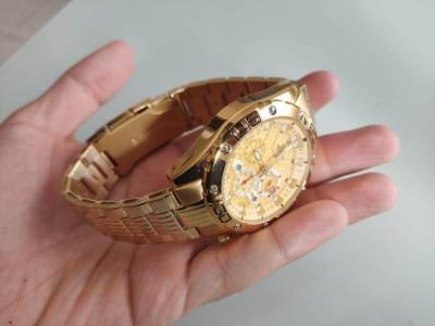 Relgio Analgico Naviforce Dourado Masculino