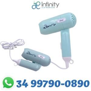 Mini Secador De Cabelo Porttil Dobrvel