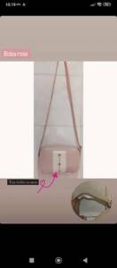 Bolsa Na Cor Rose