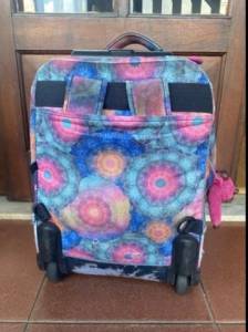 Mochila Kipling Original Com Rodinha Com Macaquinho