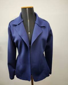 Blazer De Neoprene Curto