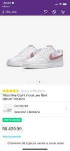 Tnis Nike Court Vision Low Next Nature