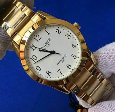 Relgios Atlantis R$130 Dourado Analgico
