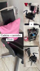 Cadeira + Carrinho  Auxiliar
