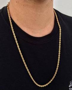 Cordo Baiano Banhado No Ouro 18k