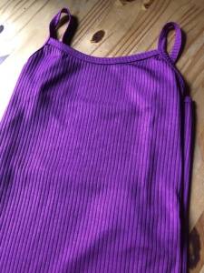 Vestido Longo Canelado Roxo