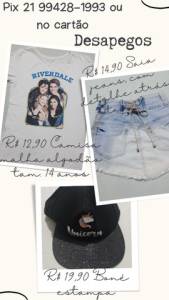Roupa Feminina, Blusa, Saia E Bon (bom Estado)