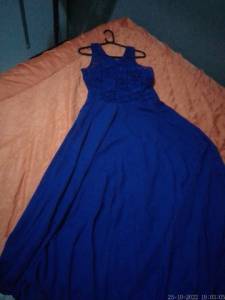 Vestido Longo Azul Royal