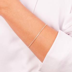 Pulseira Microzirconia - Folheada A Ouro18