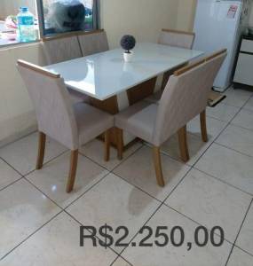 Mesa V Cad/marrom Claro 6l