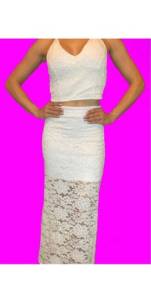 Conjunto Saia E Cropped