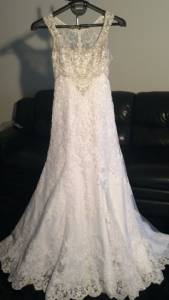 Vestido De Noiva - Renda + Bordado