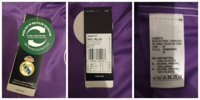 Camisa Real Madrid Treino 2016-2017 Adidas - Verso De Jogo / Jogador