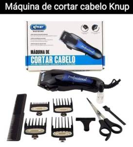 Mquina De Cortar Cabelo Knup, Nova, Entregamos