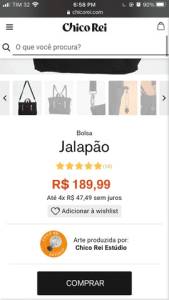 Bolsa Chico Rei