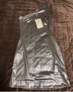 Vestido Prateado Florinda