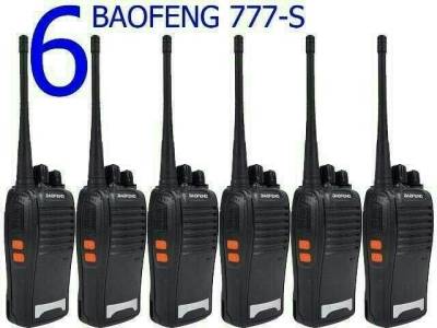 Rdio Comunicador Boafeng ( 6 Unidades ) Walk Talk Bf-777s