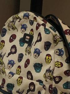 Mochila Vans Vs Marvel Semi Nova