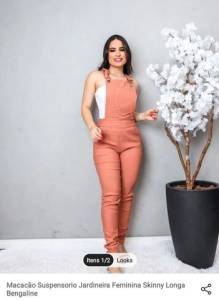 Vendo Jardineira Macacao Por 60reais Novo