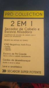 Secador De Cabelo E Escova Alisadora