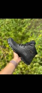 Bota Cat Marrom E Preta