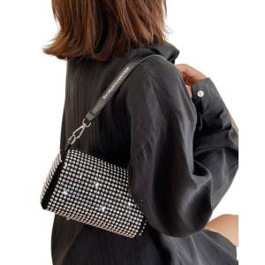 Bolsa Feminina Preto Bolsinho Interno Com Alas E Brilho