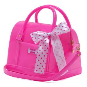Bolsa Ba Pink Com Leno