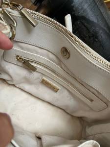Bolsa Tory Burch Original Branca Usada Bom Estado