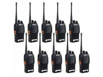 Kit Baofeng 10 Unidade Rdio Comunicador Walktalk Bf-777s