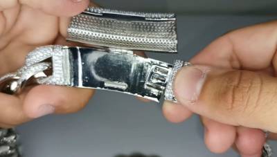 Corrente Cuban 24k (premium) Ice Cravejada 20mm