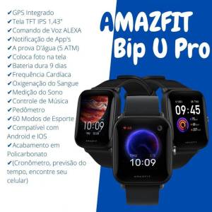 Smartwatch Amazfit Bip U Pro, Com Gps - Novo Lacrado