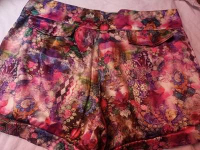 Short Estampado Tamanho M timo Estado