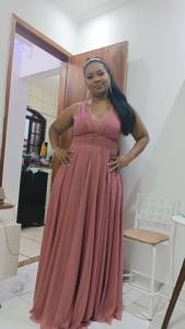 Vestido De Madrinha Rose Gold