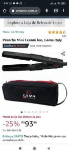 Mini Prancha Bivolt Gama
