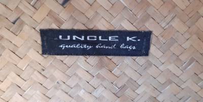 Bolsa Em Palha _ Marca :  Uncle K