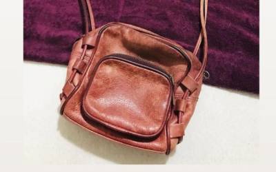 Bolsa Via Mia De Couro