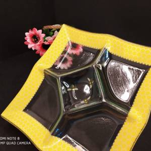 Petisqueira Chip And Dip - Abelhas  28cm 17675 Promoo