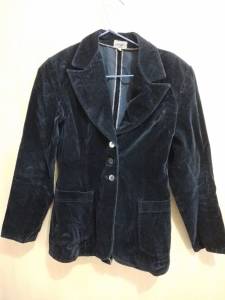 Blazer Veludo Preto