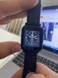 Smartwatch Haylou Smart Watch 2 1.28 Caixa  Preta, Pulseira  Black Ls02