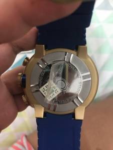 Relgio Constantim Chronograph Zw30232a Gold Blue