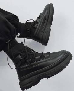 Bota Coturno De Meia