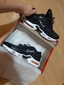 Air Max Tn Preto E Branco Original