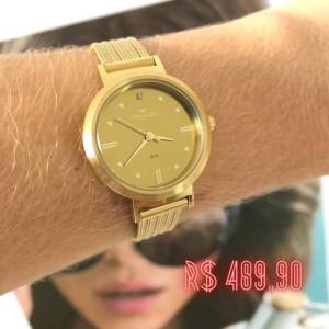 Relgios Technos Dourado