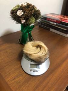 Cabelo Loiro Humano Duas Tiras - Aplique