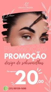 Desing De Sobrancelha Promoo