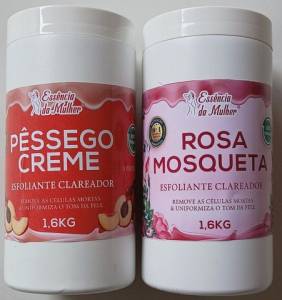 Esfoliantes Tamanho Famlia 1,6 Kg. Rosa Mesqueta Ou Pssego.