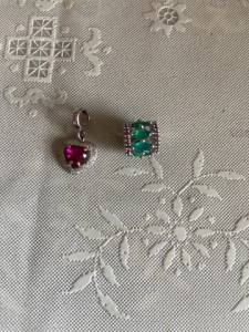 Berloque Vivara (350$)verde/coracao:280$aceito Carto